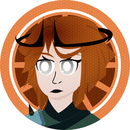 headshot/bust, simple background