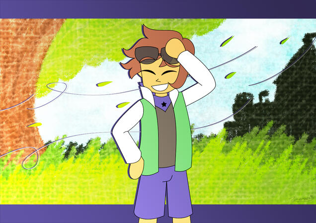 fullbody, elaborate background